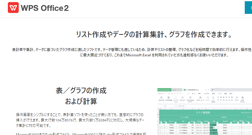 WPS Office公式サイトより